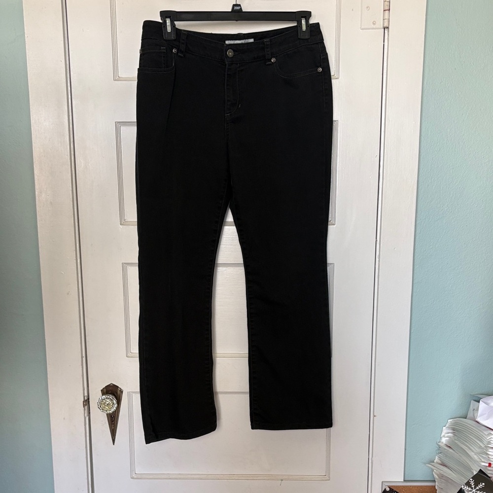 Chico’s Platinum Denim Women’s Black Jeans Size 1